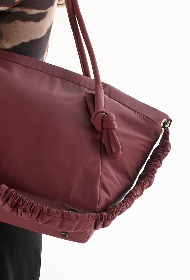 Zuri Via Tote - Burgundy - Image 3
